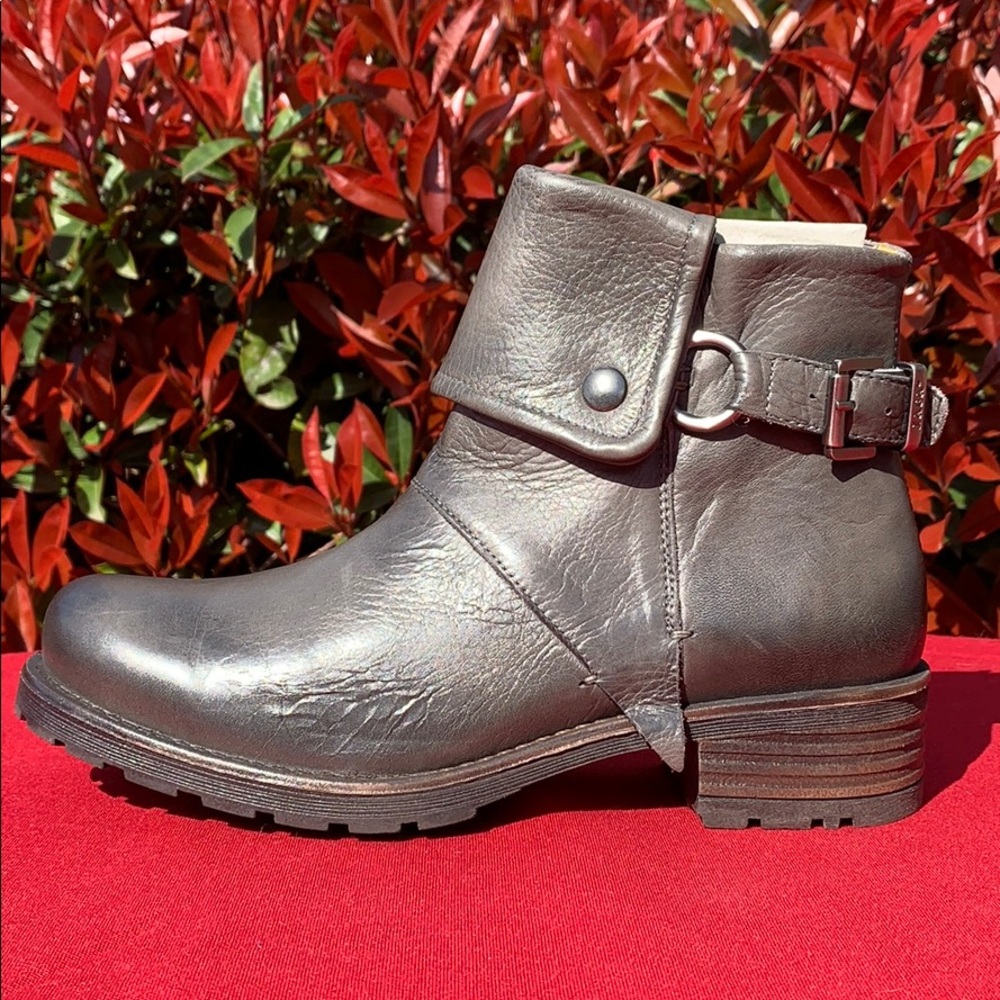 Jafa 492 Graphite Cuffed Ankle Boots Size 38